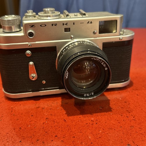 Vintage camera zorki - zorki, 4