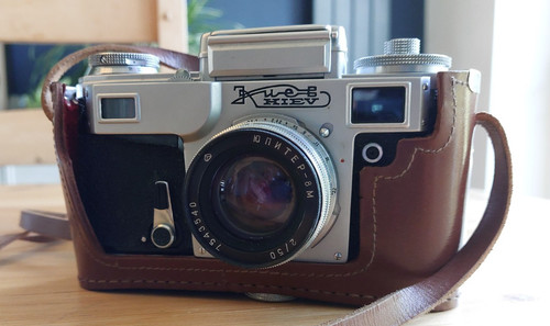 Kiev rangefinder camera with - kiev-4,